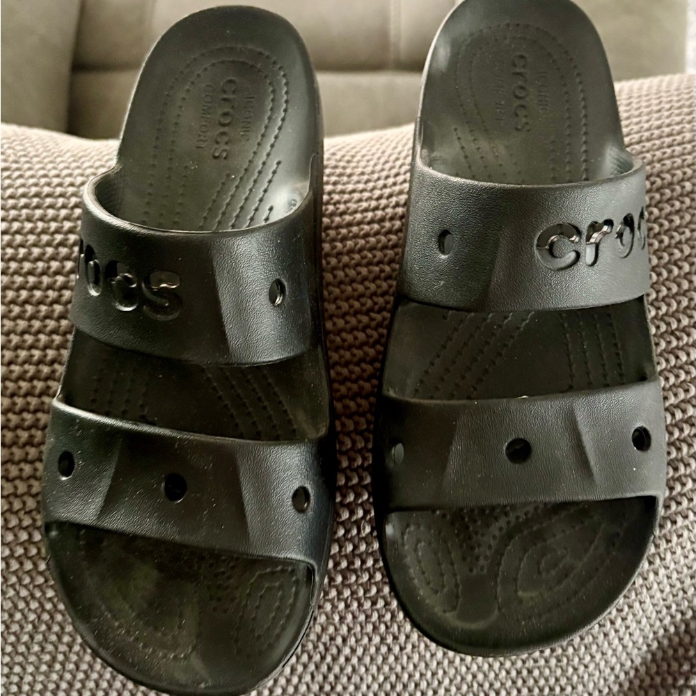 CROCS Classic Black Slide Sandals